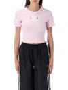 Adidas Originals 'campus 2000' Crop Top In Pink