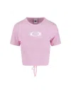 Adidas Originals Adidas Campus 2000 Back Cutout Rib Crop T-shirt In Purple