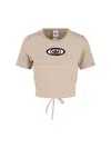 Adidas Originals Originals Campus 2000 Ribbed Logo-embroidered Top In Neutral