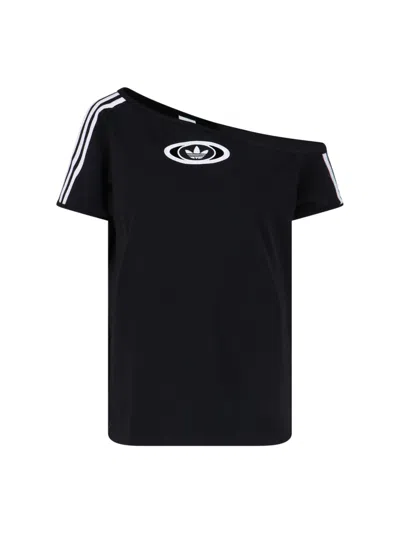 Adidas Originals "campus 2000" T-shirt In Black