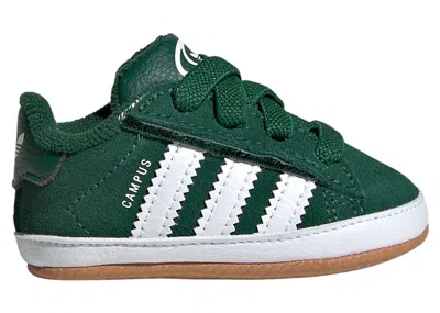 Pre-owned Adidas Originals Campus Crib Camp (crib) Sneakers In Dark Green/cloud White/gum In Multi