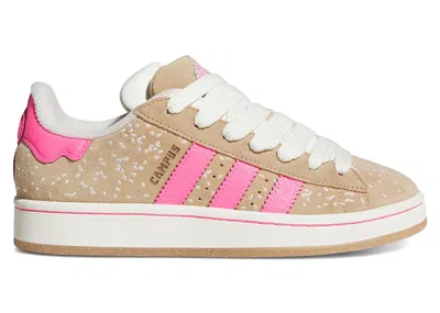 Pre-owned Adidas Originals Campus Double 00s Pan De Muerto (women's) Sneakers In Warm Sandstone/lucid Pink/off White