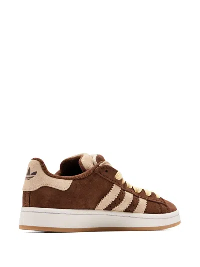 Adidas Originals Campus Suede 3-stripes Sneakers In Brown