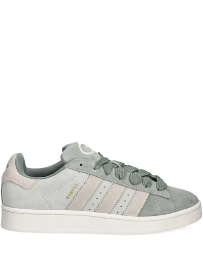 Adidas Originals Campus Suede-panelled Sneakers In Gray