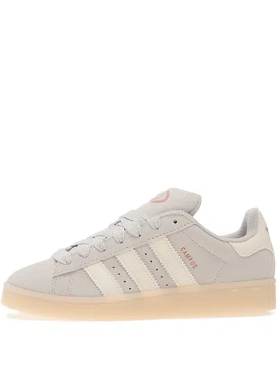 Adidas Originals Campus Three-striped Sneakers In Gold