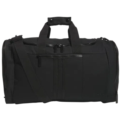 Adidas Originals Canvas Duffel Bag In Black/black