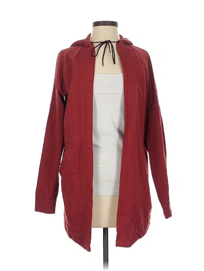 Pre-owned Adidas Originals Cardigan Sweater In Burgundy