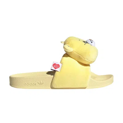 Pre-owned Adidas Originals Care Bears X Adidas Wmns Adilette Slide 'preloved Yellow' | Women's Size 10