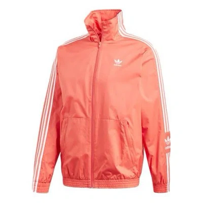 Adidas Originals Casual Cozy Sports Jacket Red In Orange