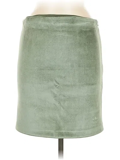 Pre-owned Adidas Originals Casual Skirt In Green