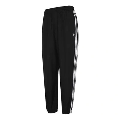 Adidas Originals Casual Sports Side Striped Leggings For Men Black