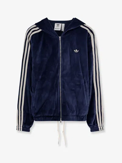 ADIDAS ORIGINALS CHENILLE SWEATSHIRT WITH ICONIC SIDE STRIPES
