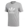 Adidas Originals Chest Logo Sports Short Sleeve Gray