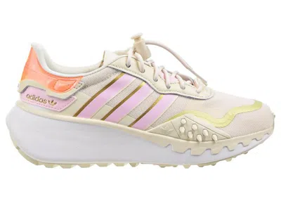 Pre-owned Adidas Originals Choigo Beige Pink Orange (women's) Sneakers In Wonder White/clear Pink/cloud White