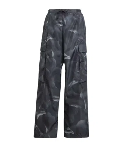 Adidas Originals City Escape Cargo Printed Casual Pants In Black