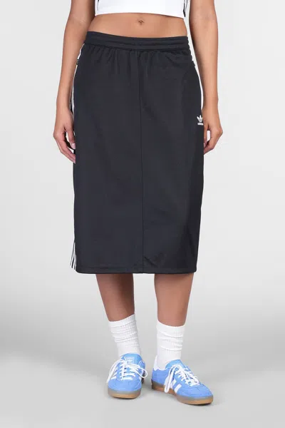 Adidas Originals Classic Skirt Skirt In Black Cotton