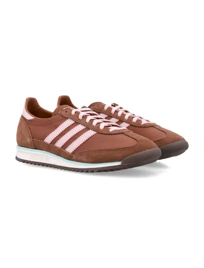 Adidas Originals Classic Style Standout With Sl 72 Og Sneakers In Dusky Bronze
