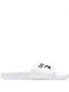 Adidas Originals Classic "white Black" Slides