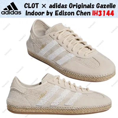 Pre-owned Adidas Originals Clot ×  Gazelle Indoor By Edison Chen Ih3144 Men's Size In Beige