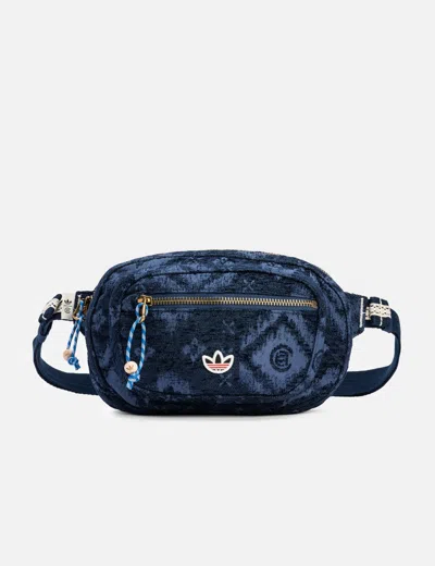 Adidas Originals Clot X  Waist Bag By Edison Chen In Blue