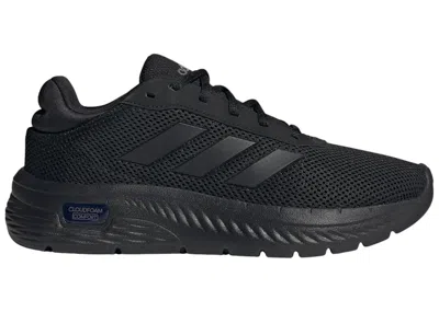 Pre-owned Adidas Originals Cloudfoam Comfy (women's) Sneakers In Core Black/iron Metallic
