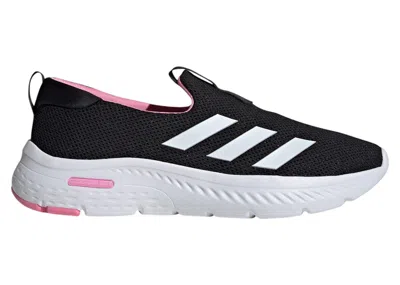 Pre-owned Adidas Originals Cloudfoam Move Lounger (women's) Sneakers In Core Black/cloud White/bliss Pink