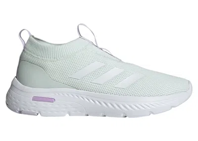 Pre-owned Adidas Originals Cloudfoam Move Sock (women's) Sneakers In Crystal Jade/cloud White/grey Two