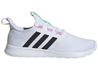 Pre-owned Adidas Originals Cloudfoam Pure 2.0 (women's) Sneakers In Cloud White/core Black/pulse Mint