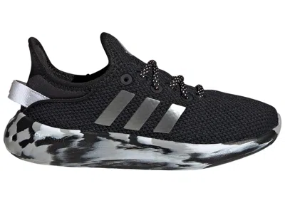 Pre-owned Adidas Originals Cloudfoam Pure Sneakers In Core Black/iron Metallic/pink Spark