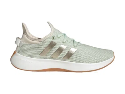 Pre-owned Adidas Originals Cloudfoam Pure (women's) Sneakers Inmet. In Linen Green/linen Green Met./wonder White In Multi