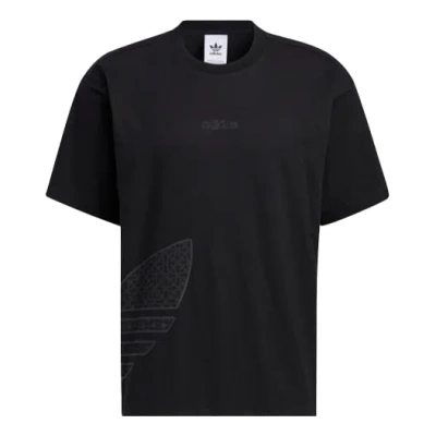 Adidas Originals Cny Sports Round Neck Short Sleeve Black T-shirt