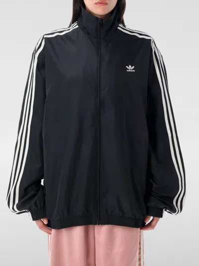 Adidas Originals Oversized Windbreker In Black