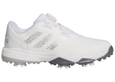 Pre-owned Adidas Originals Codechaos 22 Boa Golf Sneakers In Cloud White/silver Metallic/grey Two In Multi
