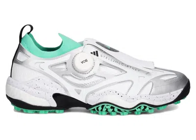 Pre-owned Adidas Originals Codechaos Boa By Stella Mccartney (women's) Sneakers In Core White/bright Green/silver Metallic