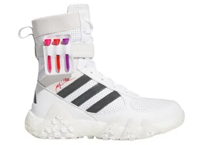 Pre-owned Adidas Originals Codechaos Golf Boot Jay3lle (women's) Sneakers In Cloud White/core Black/screaming Pink