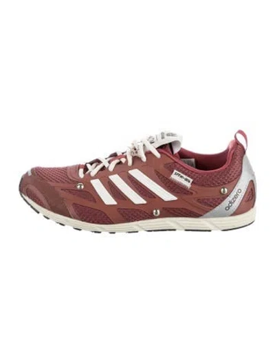 Pre-owned Adidas Originals Colorblock Pattern Athletic Sneakers In Red