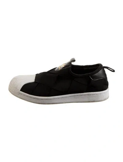 Pre-owned Adidas Originals Colorblock Pattern Sneakers In Black