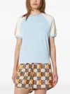Adidas Originals Colour-block T-shirt In Blue