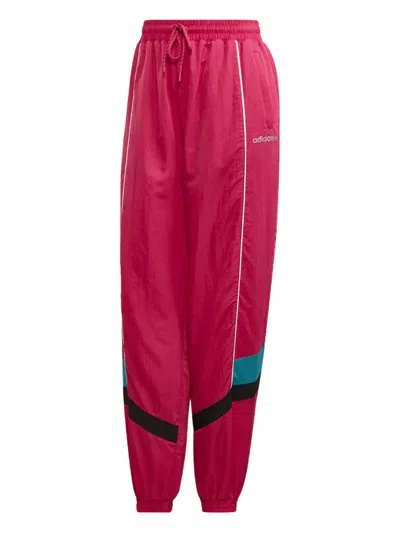Adidas Originals Colour-blocked Track Pants In Pink