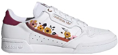Pre-owned Adidas Originals Continental 80 Her Studio London (women's) Sneakers In Cloud White/power Berry/gold Metallic