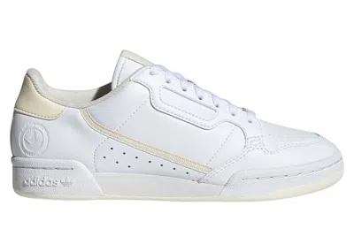 Pre-owned Adidas Originals Continental 80 Vegan (women's) Sneakers In Cloud White/ecru Tint/off White