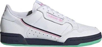 Pre-owned Adidas Originals Continental 80 (women's) Sneakers In Cloud White/true Pink/collegiate Navy Blue