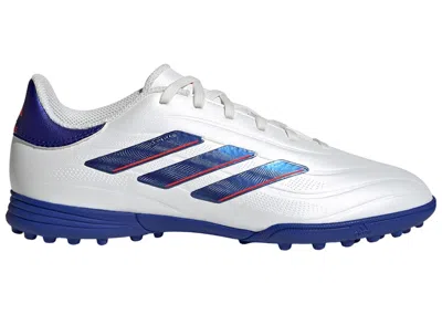 Pre-owned Adidas Originals Copa Pure 2 League Turf Sneakers In Cloud White/lucid Blue/solar Red