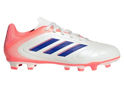Pre-owned Adidas Originals Copa Pure 3 Club Fg/mg Coral Blaze Pack (kids) Sneakers In Off White/lucid Blue/signal Coral