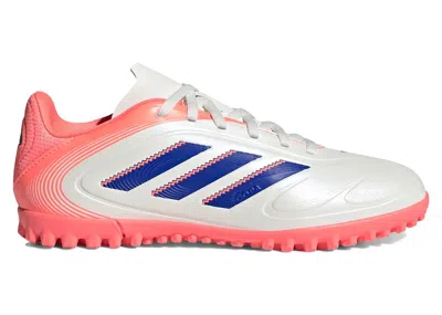 Pre-owned Adidas Originals Copa Pure 3 Club Tf Coral Blaze Pack (kids) Sneakers In Off White/lucid Blue/signal Coral