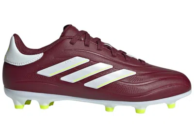 Pre-owned Adidas Originals Copa Pure Ii League Fg Team Solar Yellow Sneakers In Shadow Red/cloud White/team Solar Yellow 2