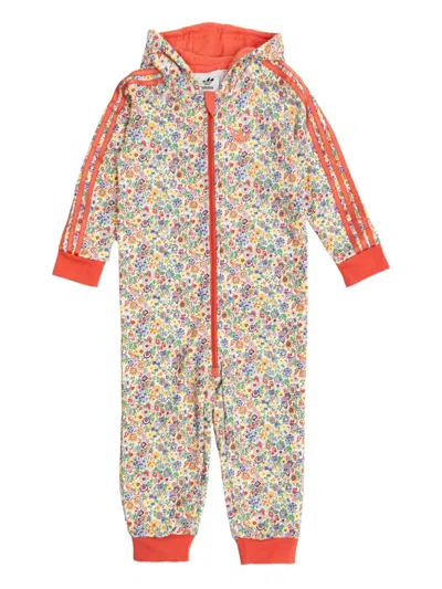 Adidas Originals Babies' Cotton-blend Pajamas In White