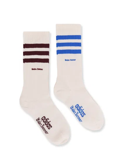 Adidas Originals Cotton Blend Socks Bipack In Multi
