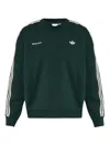 Shop Adidas Originals Cotton-blend Sweatshirt In Green
