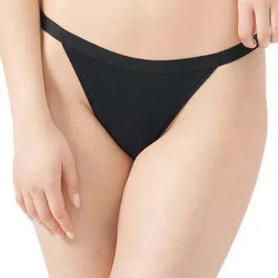 Adidas Originals Cotton String Bikini-4a0196 In Black